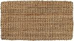 4All Zerbino in juta e fibra di cocco, resistente, per uso esterno, zerbino naturale antiscivolo, intrappola lo sporco, ecologico (40x70 cm, confezione da 1)