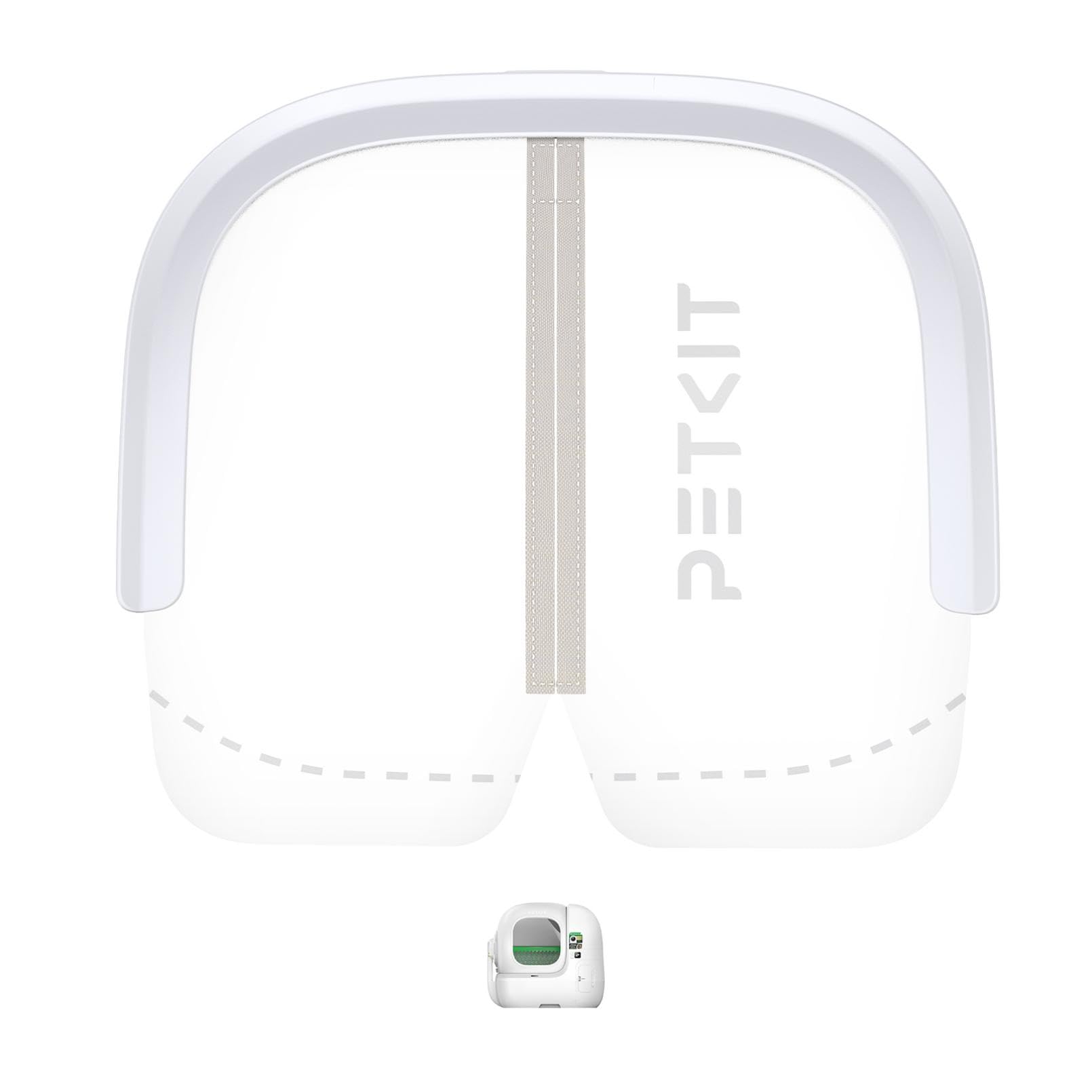 PETKIT Cortina Magnética 3.0, para Arenero Gatos Autolimpiable PUROBOT MAX Pro 2, a Prueba de Polvo, Reduce los Rastros de Arena, Duradero, No para Pura MAX 2/PUROBOT MAX Pro/PUROBOT Ultra