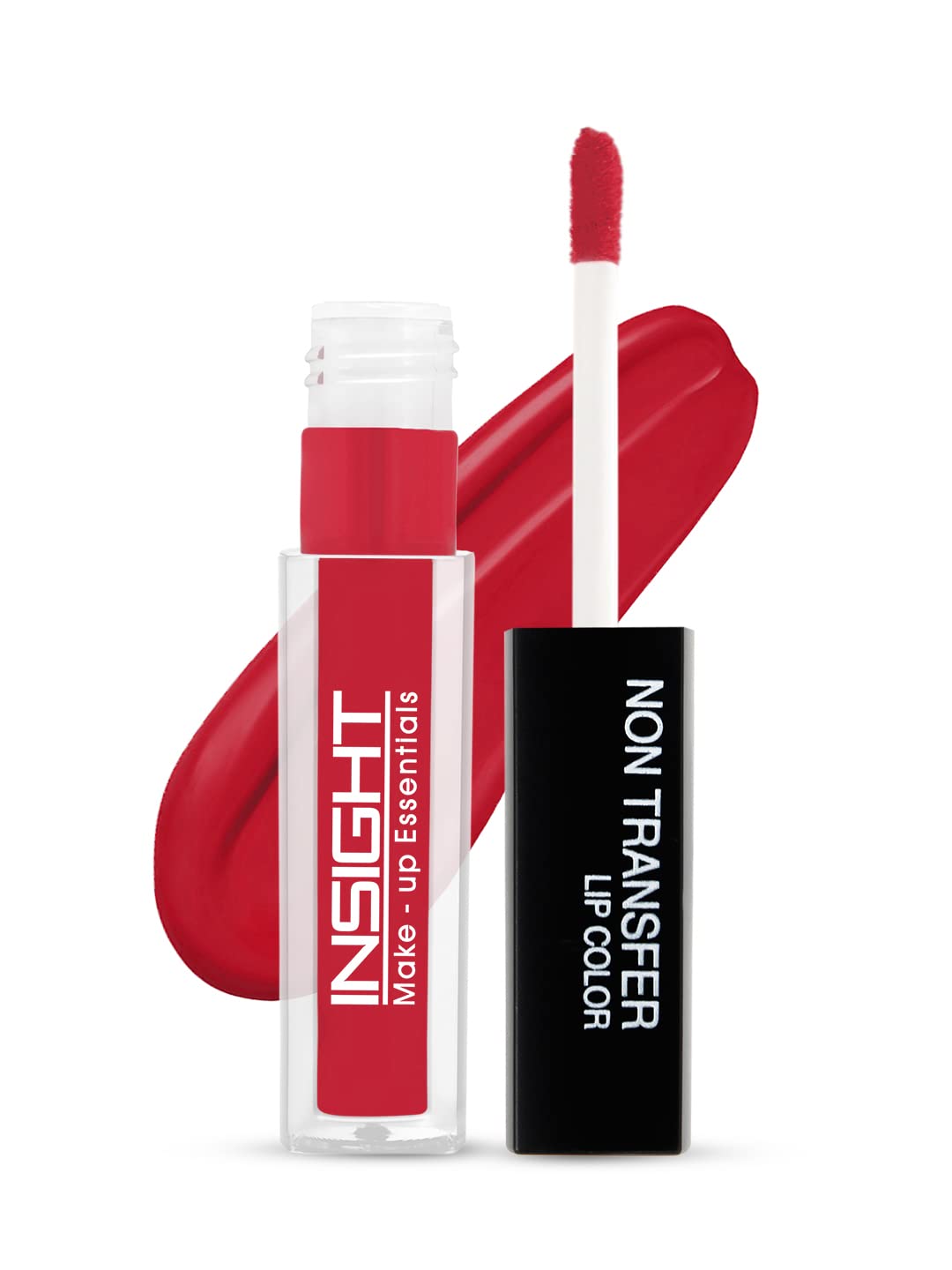 INSIGHT Non Transfer Liquid Lipstick- Red Premiere| Waterproof| Matte Finish| Transfer & Smudge Proof| Lightweight| 12 Hr Wear| Highly Pigmented 4 ml
