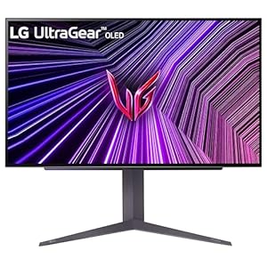 LG 27GS93QE 27-inch Ultragear OLED Gaming Monitor QHD 240Hz 0.03ms DisplayHDR True Black 400 AMD FreeSync Premium Pro NVIDIA G-Sync HDMI 2.1 DisplayPort Tilt/Height/Pivot Stand Black