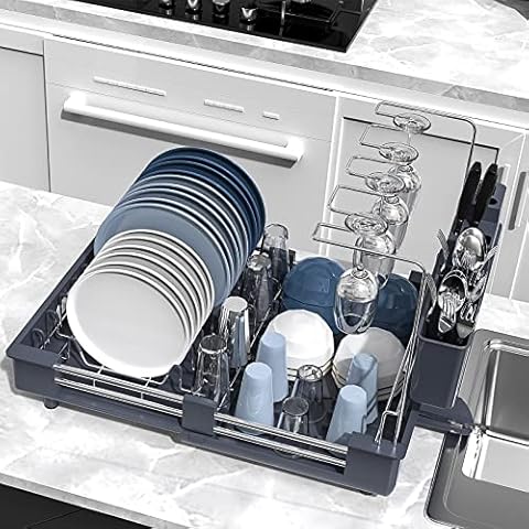 ROTTOGOON Expandable Dish Drying Rack Cover