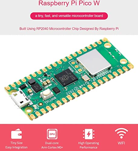 Image of Raspberry Pi Pico W Starter Kit with 40 Projects Without Online Tutorials, MicroPython C Piper Make Code, One-Stop Learning Electronics and Programming for Raspberry Pi iduino Beginners & Experts