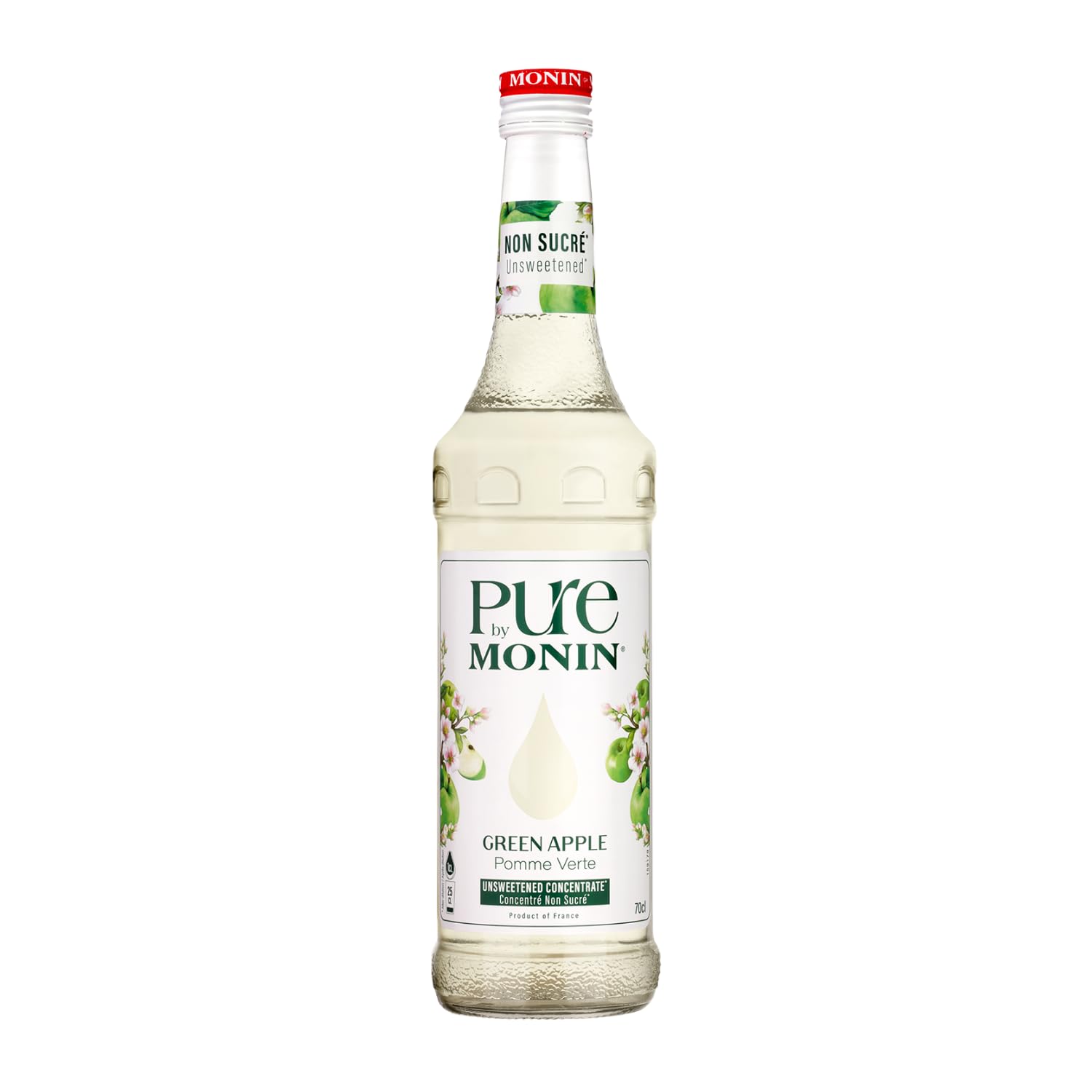 Monin-Pure-Green-Apple Syrup (No Added Sugar) – 700 ml