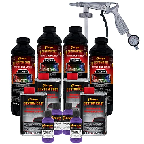 Image of Custom Coat GM White 1 Gallon Spray-On Urethane Truck Bed Liner Kit