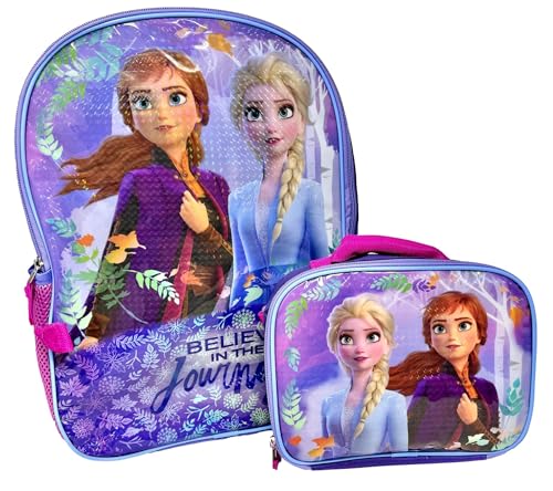 Sac à dos Frozen avec sac à déjeuner pour le repas de votre enfant à l'école