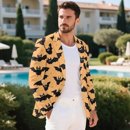 Men's Sport Coat Casual Blazer One Button Suit Jacket Lightweight Slim Fit Business Blazer with Pockets Formal Dress3