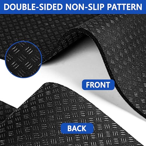 Capslpad Vloerbeschermingsmat, 6 mm dik, sportmat, fitnessmat, antislip, onderlegmat voor fitnessapparaten, 2 stuks, voor thuis, gym, sporttoestellen, hometrainer, loopband, ellipsentrainer, ook als - Afbeelding 5
