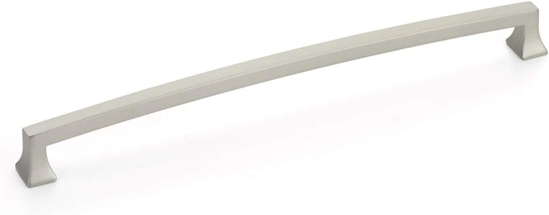 Schaub & Company Menlo Park Collection 10 in. (254mm) Arched Pull, Satin Nickel - 528-15