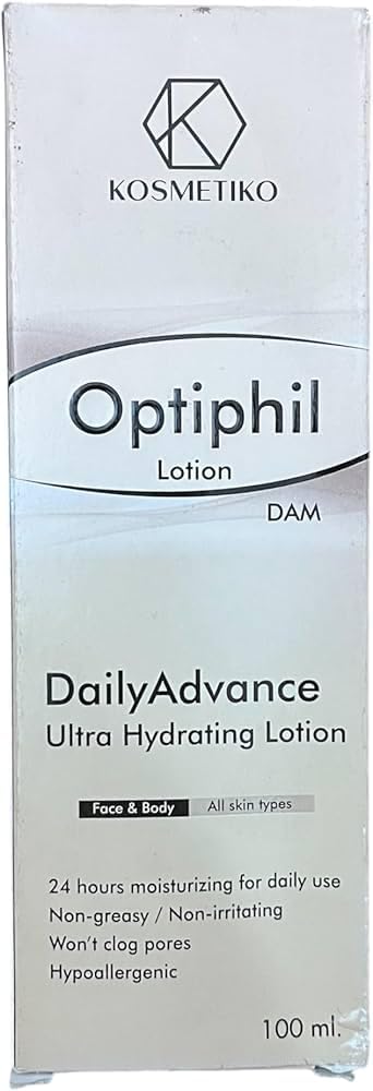 Optiphil Daily Advance Ultra Hydrating Lotion, Face & Body (100ml)