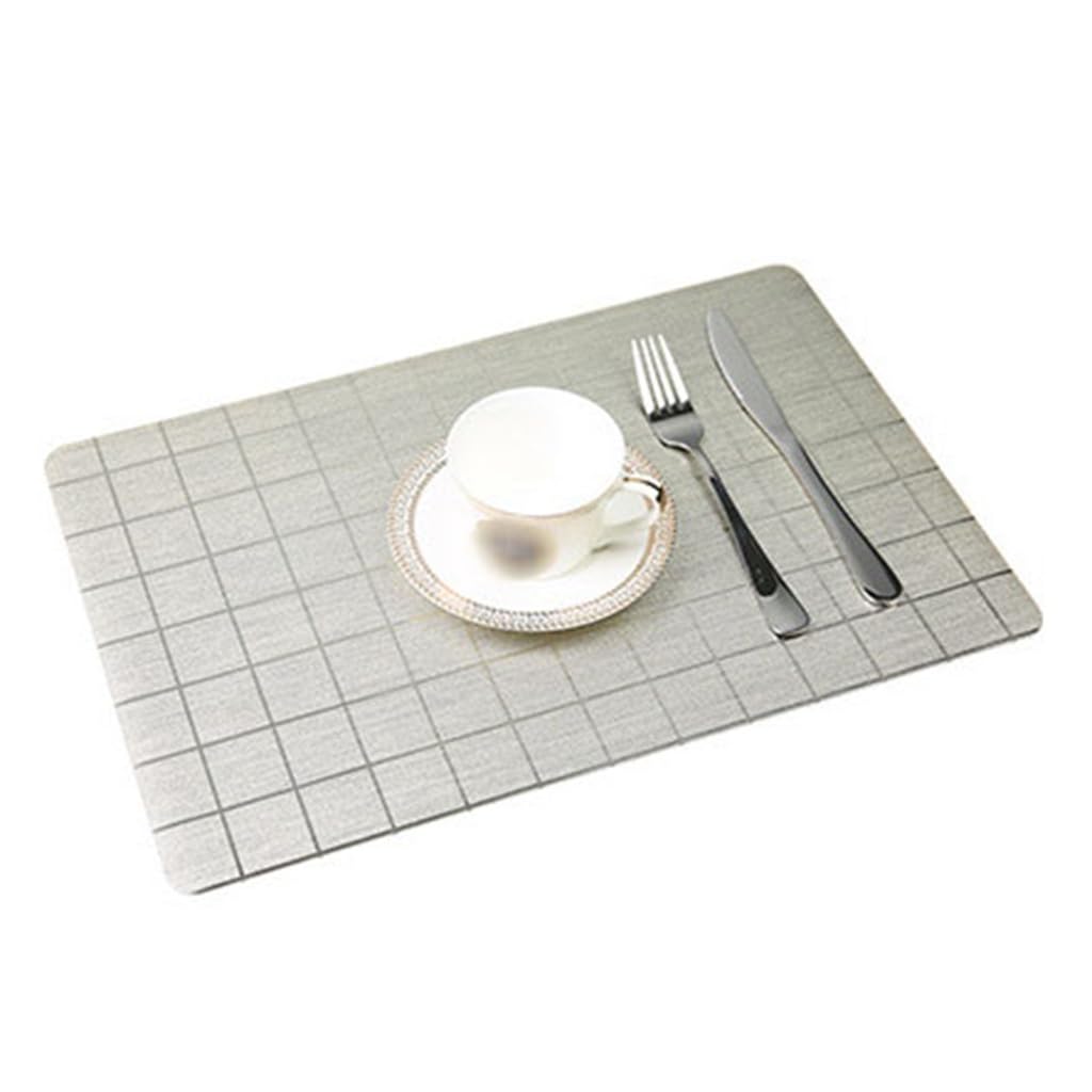 Tapis de table imperméable en PVC style occidental pour restaurant et hôtel