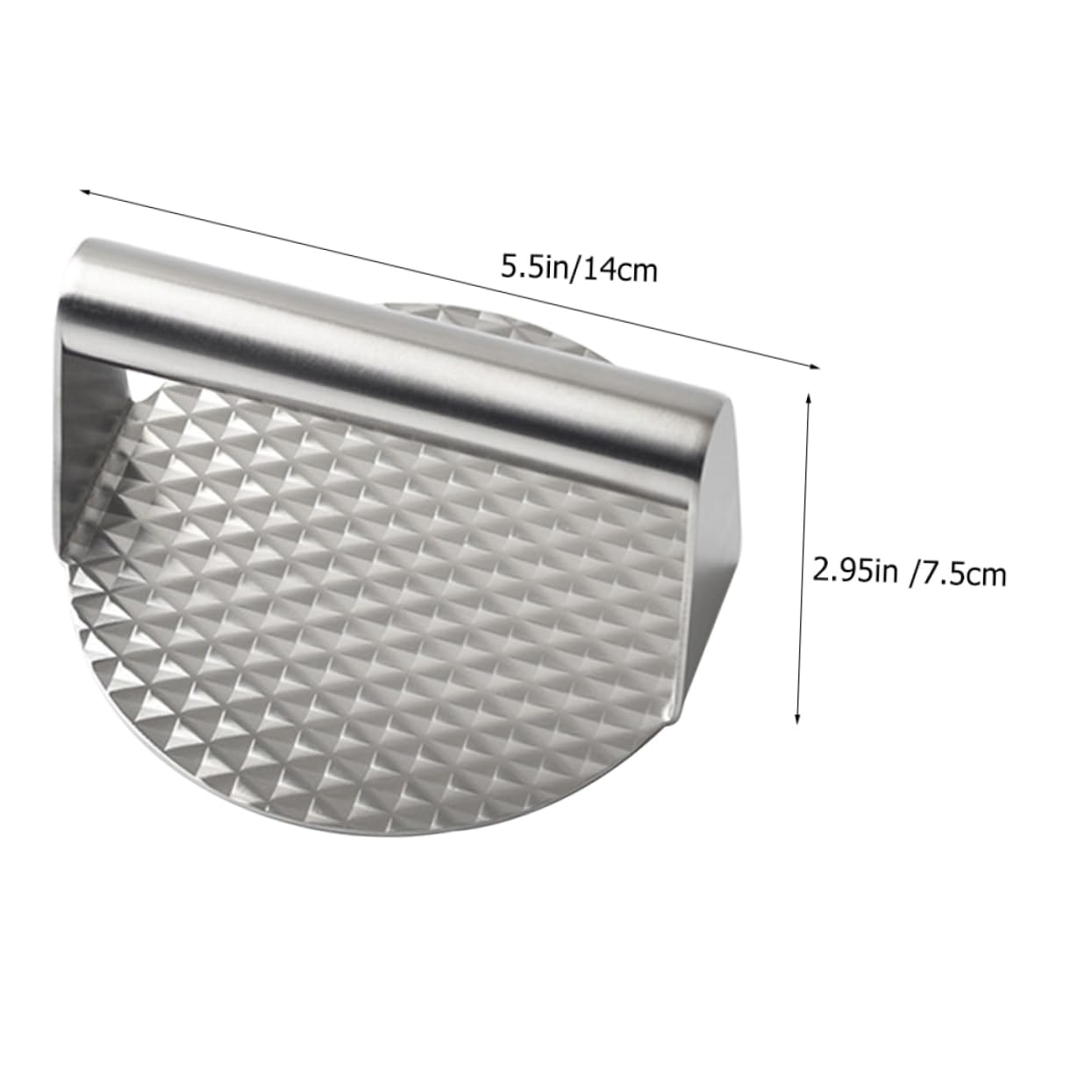 FUNOMOCYA Stainless Steel Burger Press Ergonomic Hamburger Press for Griddle Patty Maker for BBQ and Wear Resistant Design for Shaped Patties