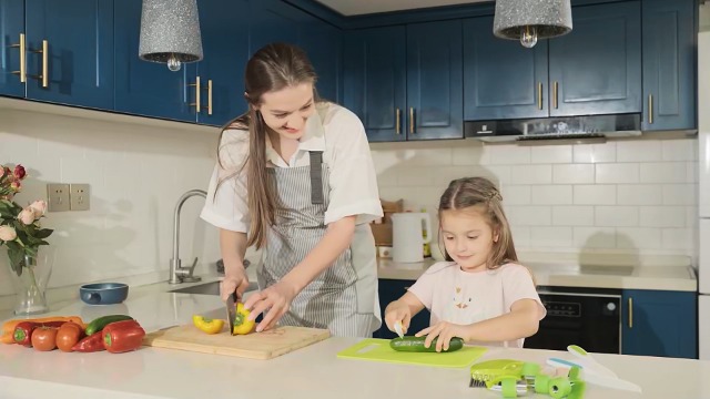 Kit Couteau Sécurité Cuisine Enfants 16 Pièces - Couteaux Montessori Sans Danger Dès 2 Ans Pour Fruits Et Légumes