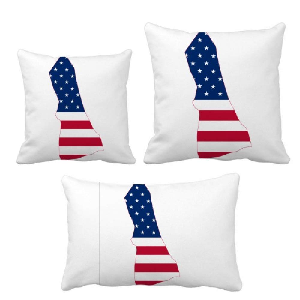 Coussin New Hampshire USA pour raviver un canapé terne avec un motif original