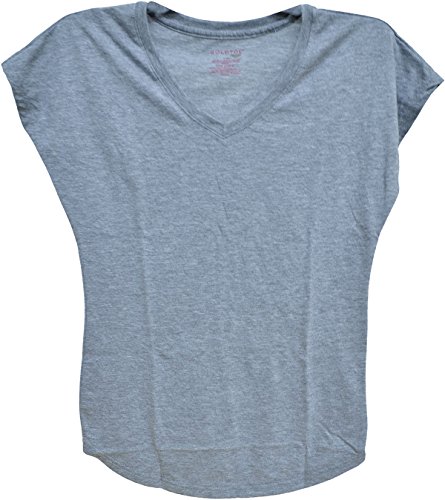 Gold Toe Premier Women's Anywear V-Neck T Shirt Grey Small