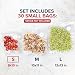 Chef Preserve Reusable Vacuum Sealer Bags for Food - 30 BPA-Free Small (8 x 10 in) Food Storage Bags, Freezer, Microwave - Odor-Resistant, Leak-Proof - Compatible with Chef Preserve Vacuum Sealers