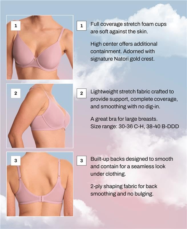 Natori Womens Cloud Comfort Back Smoothing T-Shirt Bra - Image 6