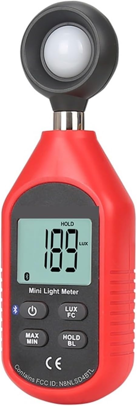 Photographic Light Meters Mini Environmental Illuminometer Lux Meter High Peormance Luminometer Photometer Lux Spectrometer for Plants Aquarium Light Tester