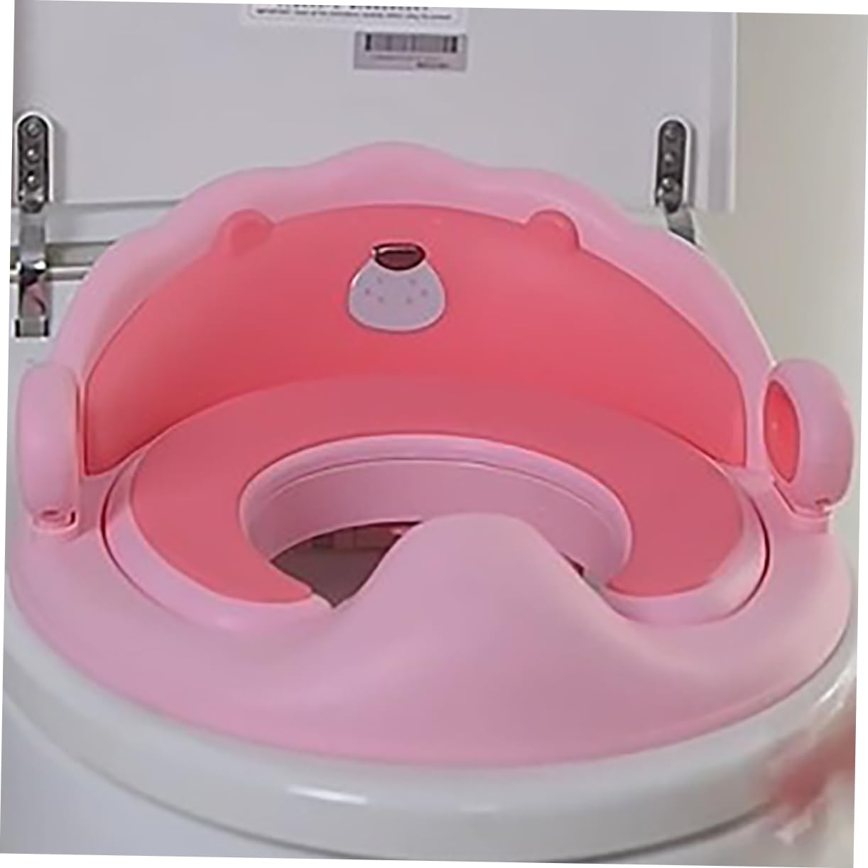 SUPVOX Children's Toilet Trainer with Removable Ladder for Boys and Girls Non-Slip Potty Training Seat with Soft TPE Cushion Portable Toilet Seat for Toddler Travel and Home Use