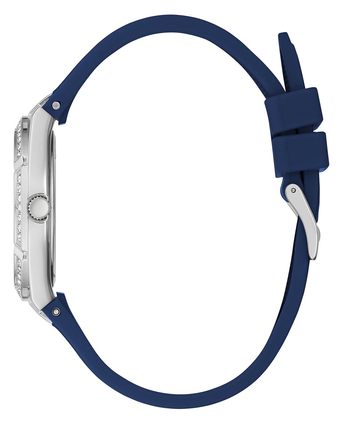 GUESS GW0034L5 - Reloj Deportivo para Mujer, Correa de Silicona, Color Azul