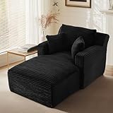 VEPXXP 65.4' Chaise Lounge Chair Indoor, Oversized Boneless Couch Comfy...