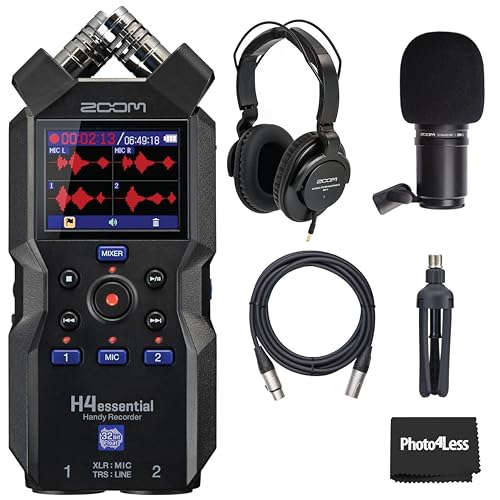 Enregistreur Zoom H4essential anti-saturation 32 bits pour capturer la musique