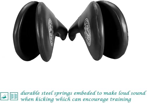 2pcsBlack - BreaDeep Durable Taekwondo Kick Pads TKD Kicking Targets Training Karate Kickboxing Practise