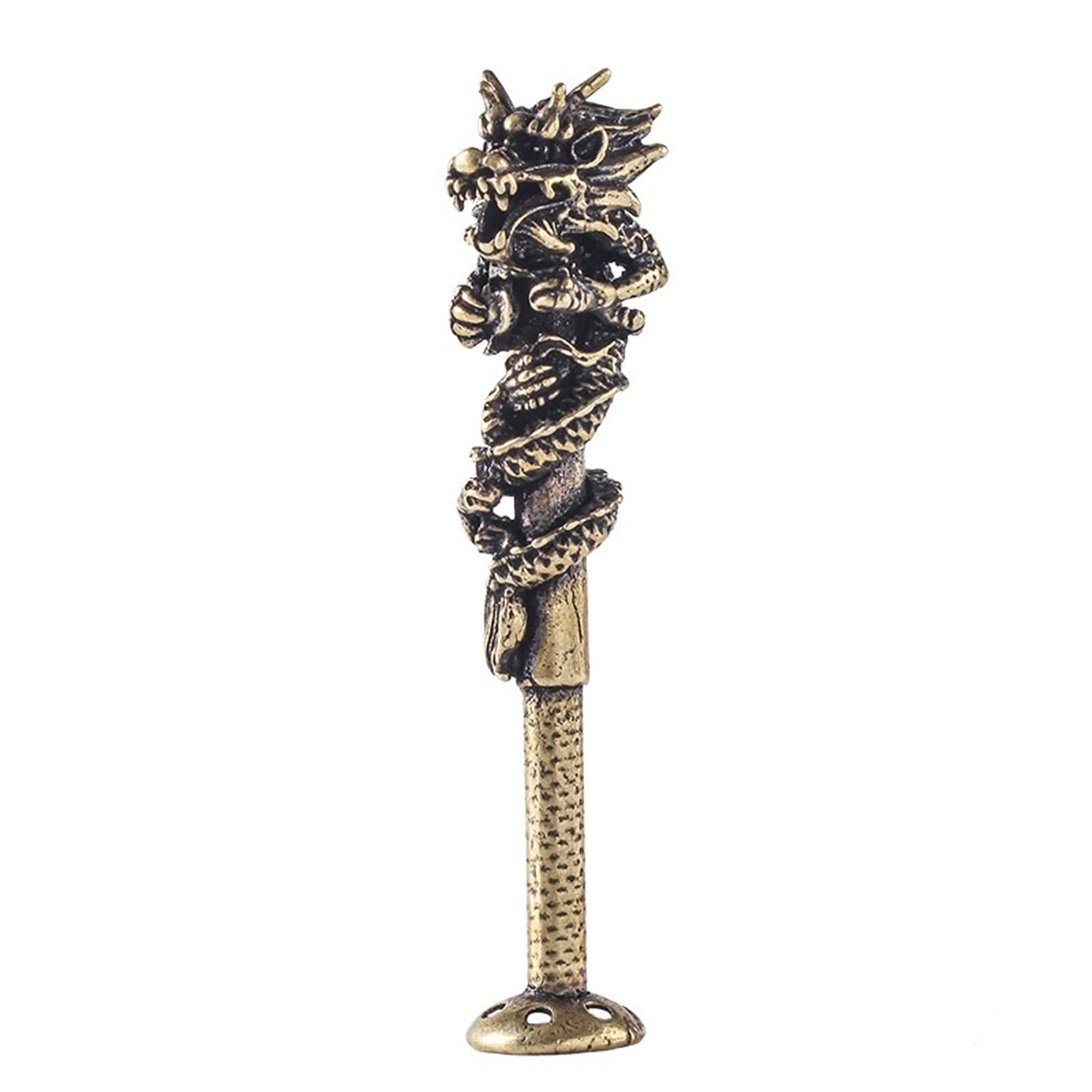 Whaton G Pure Copper Tobacco Pipe Tamper Tool Cleaner Carved (Color : )