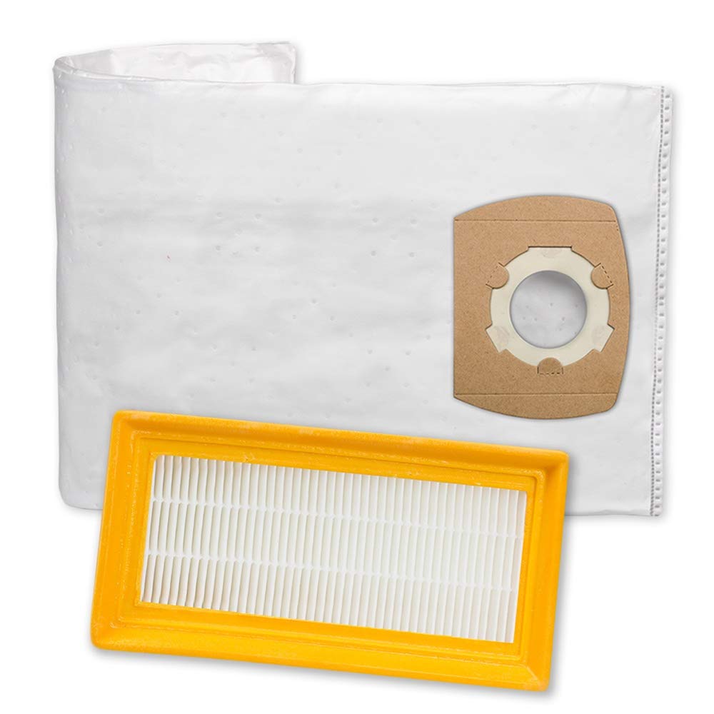 10 hochwertige Staubsaugerbeutel + 1 Filter passend für Sicherheitssauger Flex S47 - Bestleistung beim Saugen - Hochwertige Qualität