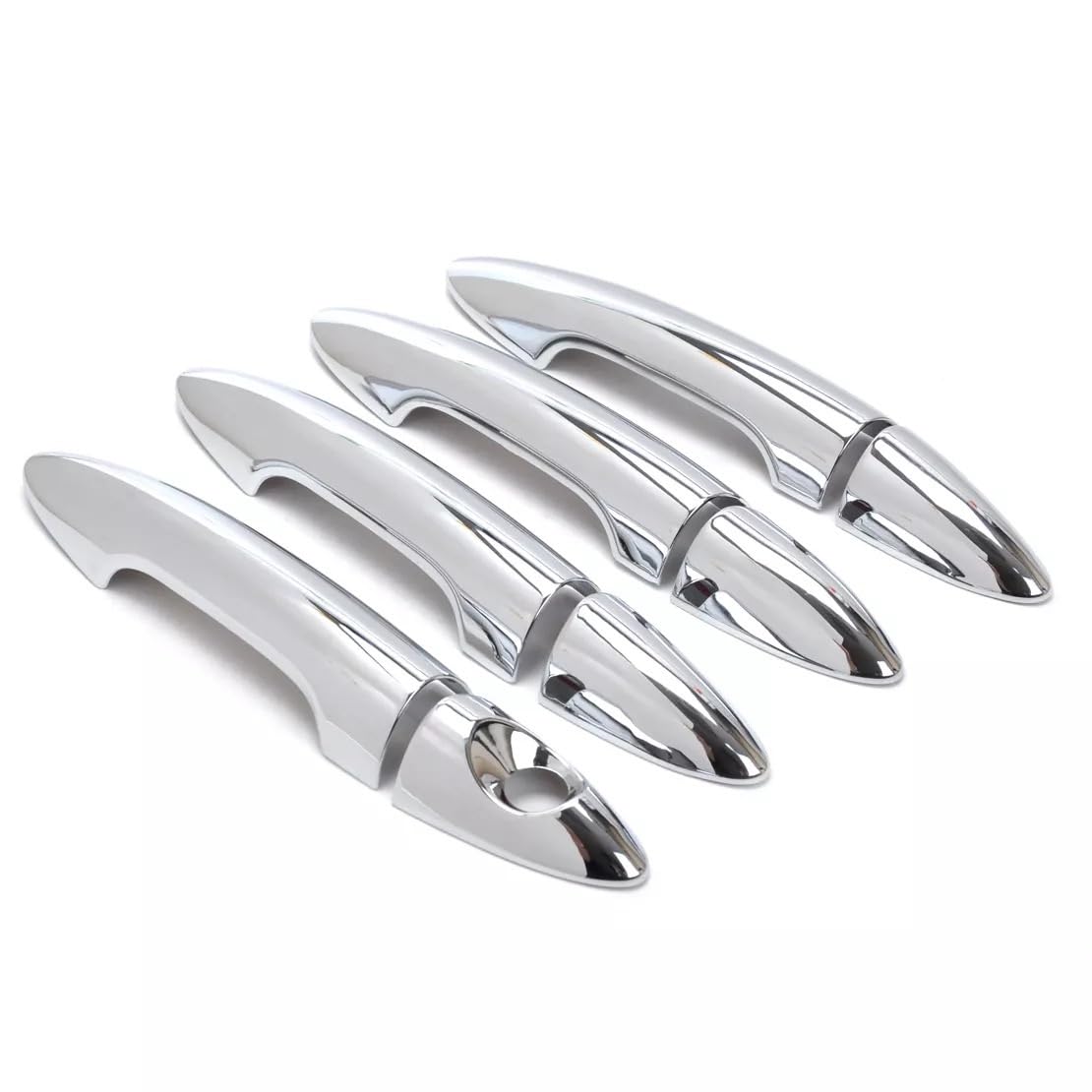 Wanluoz One Color Car Parts Car Chrome Door Handle Cover Trim Fit For Kia K2 For Rio For Sedan 2011 2012 2013 2014
