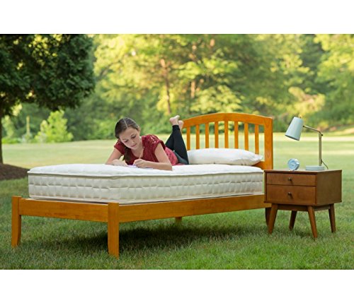 Naturepedic Verse Organic Kids Mattress, Firm Natural Mattress With Quilted Top, Non-Toxic, Twin Size #TOP2
