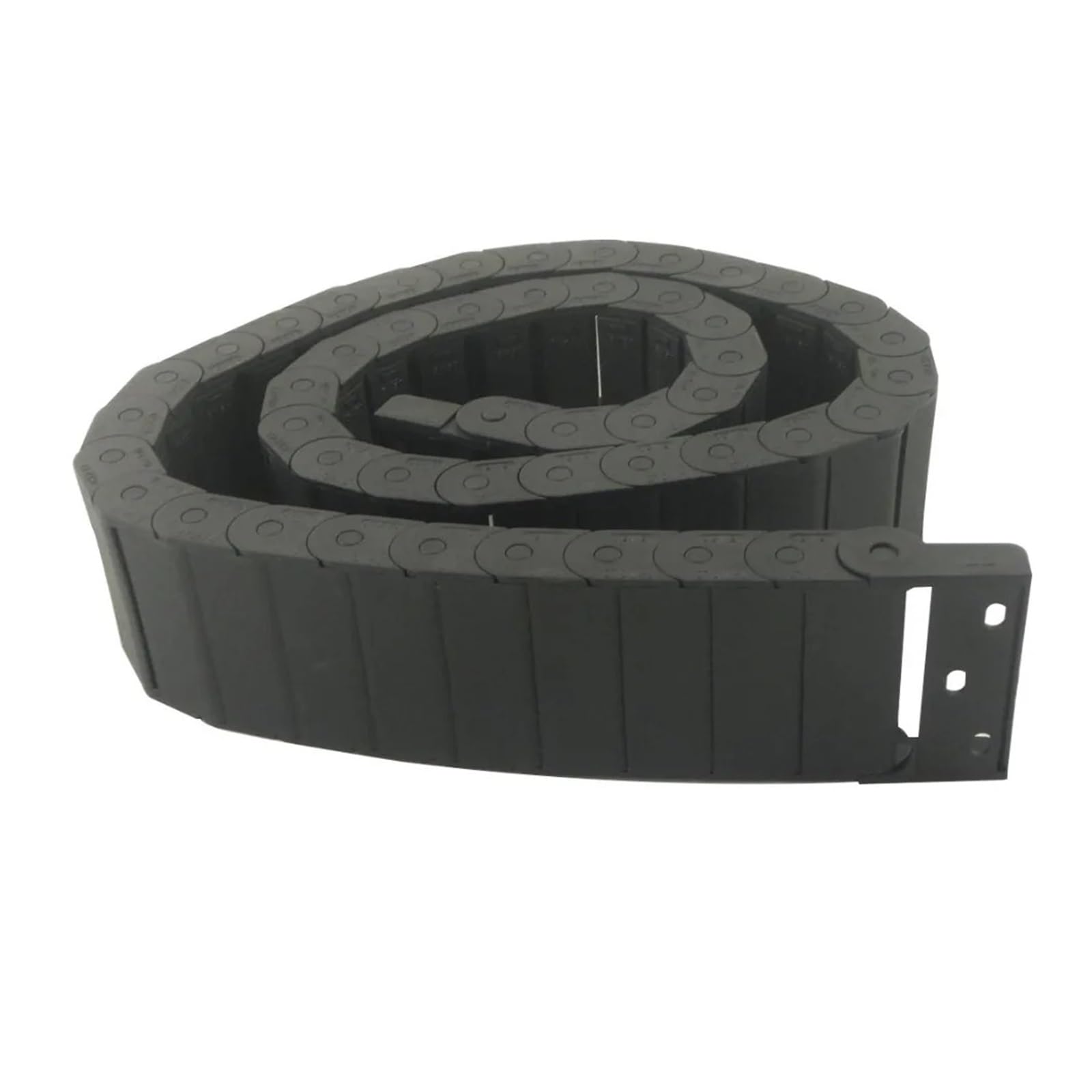Equipos industriales Cadenas de transmisión 15 x 50 mm Tamaño Interno 1,01 M Cadena de Arrastre de Cable de Nailon Reforzado con plástico Cadenas de transmisión