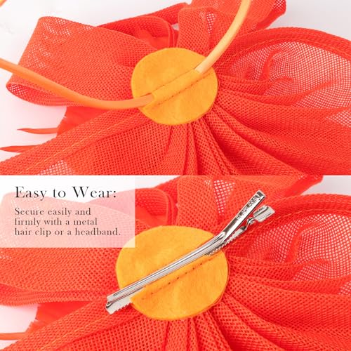 Image of DRESHOW Women Fascinator Hats Tea Party Hat Vintage Pillbox Hat Headband for Cocktail