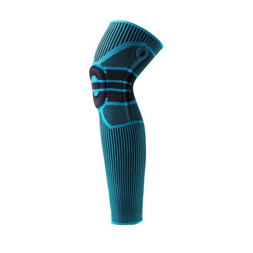 1 Pair Silicone Spring Support Knee Pad Basketball Meniscus Patella Protector Compression Leg Sleeve Sports Football Cycling