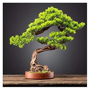 Künstlicher Baum Willkommen Kiefer Klippe Zypresse Simulation Bonsai Wohnzimmer Hotel Eingang Dekoration Ornamente Lila Sand Blumentopf Topfpflanzen Kunstpflanzen Bonsai Baum