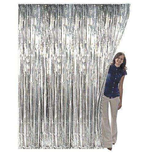 Theme My Party Birthday Decorations Party Supplies Happy Birthday Banner Foil Fringe Silver Curtain Metallic Helium Balloons - Image 5 thumbnail