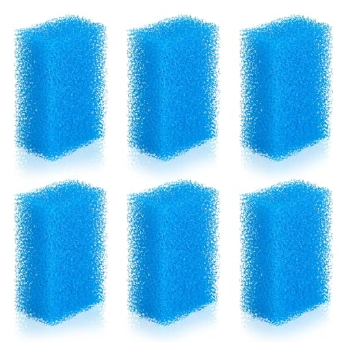 Image of Threlaco 6 Pack Foam Filters Compatible with AquaClear 30 Power Filter, Aquarium Foam Insert, Replacement Sponge Pads for Use in Freshwater & Saltwater Aquarium