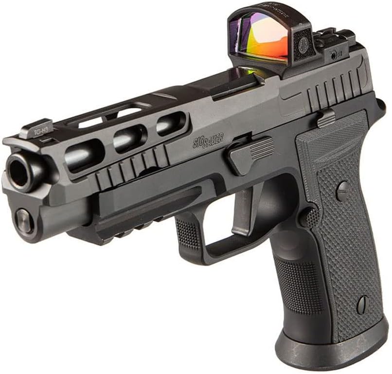 SIG SAUER RomeoZero-Pro 1x30mm Red Dot Durable Shockproof Full-Size Open Reflex Handgun Sight Compatible with All SIG SAUER Romeo1 Pro Optics-Ready Pistols