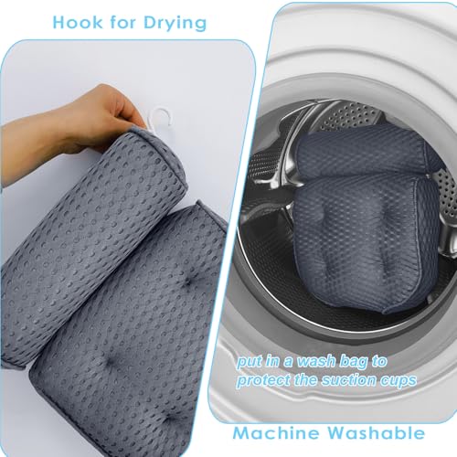 image for AEROiVi Luxury Bath Pillows for Tub，Bath Pillow Bathtub Pillows for 