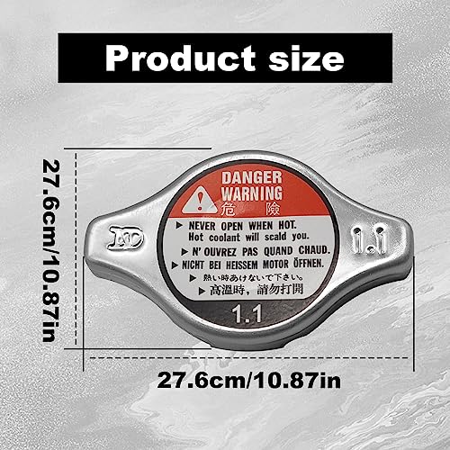 Radiator Cap Cover 19045-PAA-A01 19045PAAA01 Compatible with 1992-2005 Honda Civic 1994-2006 Honda Accord 1997-2005 Honda CRV 1995-2007 Honda Odyssey 2003-2008 Honda Pilot - Thumbnail 2