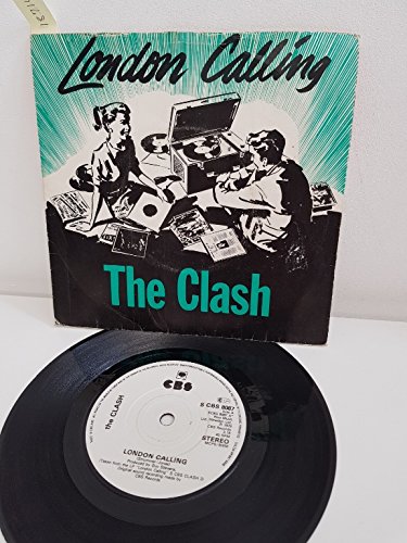 Image of THE CLASH, london calling, side B armagideon time, CBS 8087, 7'' single