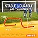 Yes4All Agility Speed Training Agility Hurdles for Athletes - 5 Pack - Speed and Agility Training Equipment for Soccer Basketball Football Hurdle Training