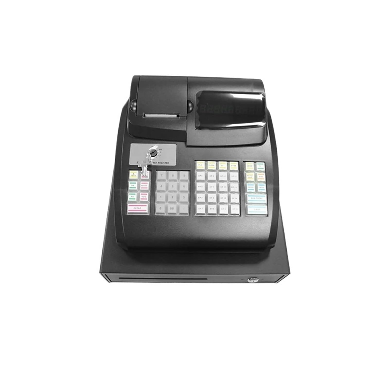 Caja registradora electrónica automática de 48 Teclas ECR-100 para comercios y Negocios.