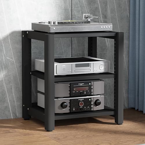 Console de jeu et support audio vidéo en bois, étagères de rangement CD DVD - 2