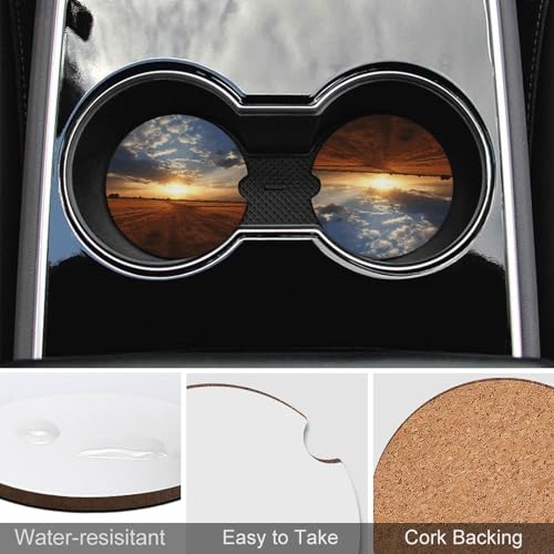 Toalleros de Madera para Porta Vasos de Auto 2 Piezas miniatura 5