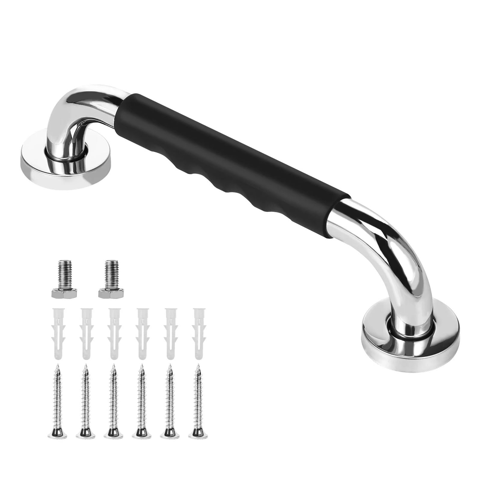 Cidegoo 30Cm Shower Toilet Handrail Stainless Steel Bathroom Tub Grab Bar Anti Slip Prevent Falls