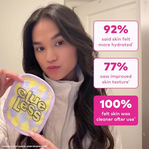 Image of The Original Makeup Eraser 7-Day Set, Erase All Makeup with Just Water, Including Waterproof Mascara, Eyeliner, Foundation, Lipstick, Sunscreen, and More! Clueless, 7ct.