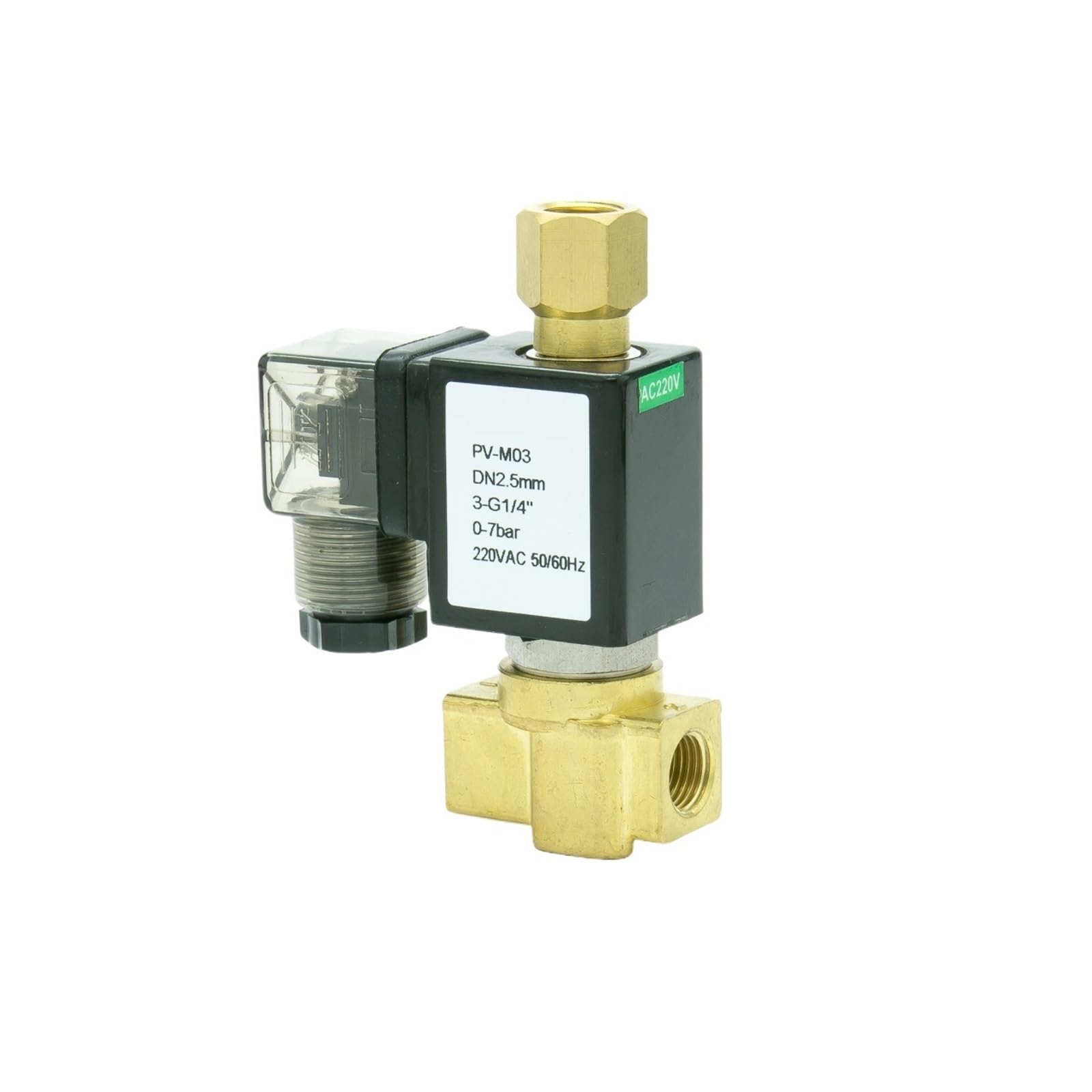 Électrovanne 2/3 voies PV action directe pour stopper les fuites d'air