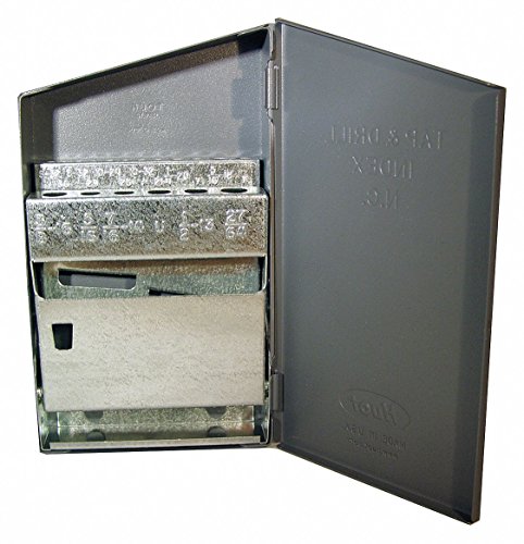 Huot 12600 Tap and Drill Bit Index for NC Tap Sizes #6-32 to 1/2