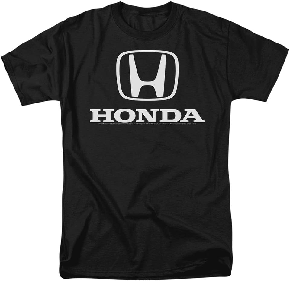 Popfunk Honda Auto Logo Black T-Shirt