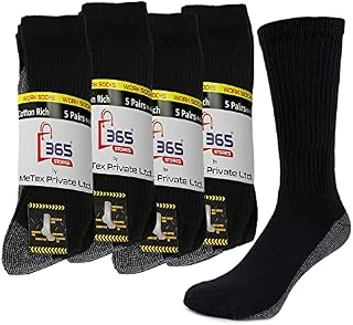 10 Pairs Mens BIG FOOT Cotton Rich Sports Work Boot Socks Size 11-14